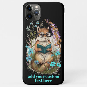 Capa Para iPhone 11 Pro Max Personalizado para Ler o Livro de Flores Selvagens