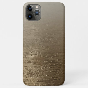 Capa Para iPhone 11 Pro Max Pincel Dourado Glamouroso Elegância Moderna