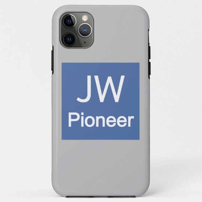 Capa Para iPhone 11 Pro Max Pioneiro JW (Verso)