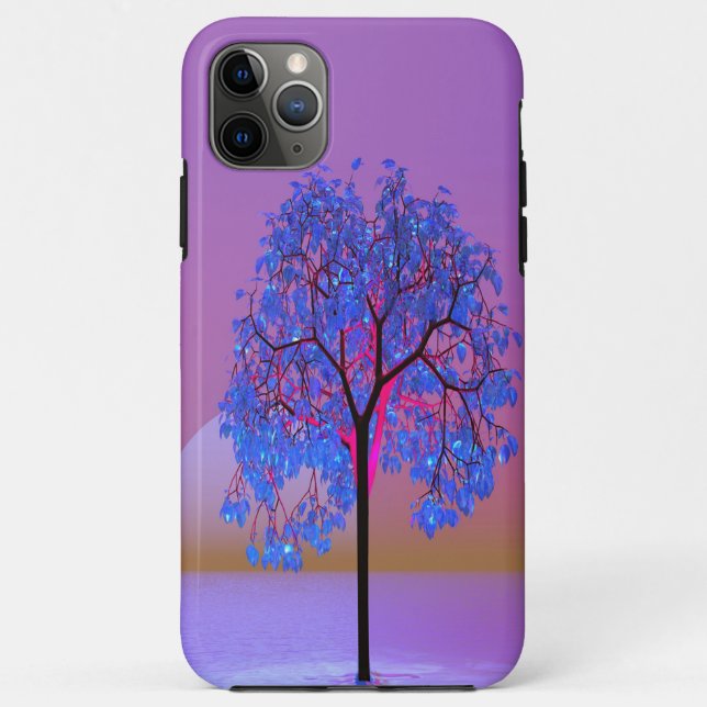 Capa Para iPhone 11 Pro Max Pista de Árvore (Verso)