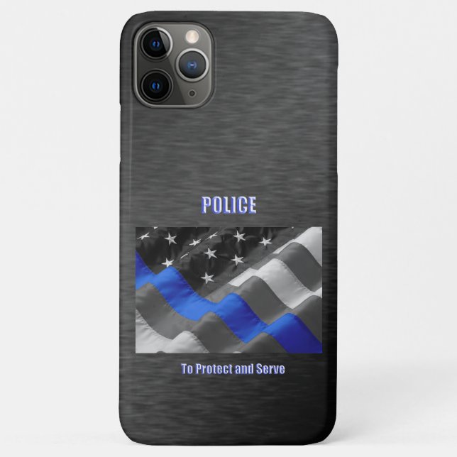 Capa Para iPhone 11 Pro Max Polícia (Verso)