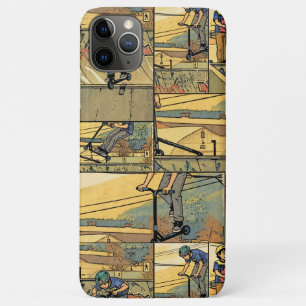 Capa Para iPhone 11 Pro Max Prática de Patinete - Ciclista de Patinete