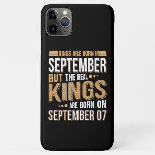 Capa Para iPhone 11 Pro Max Presente de setembro Reis São Nasceres Em Setemb