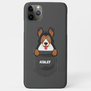 Capa Para iPhone 11 Pro Max Proprietário de animais de estimação de German she