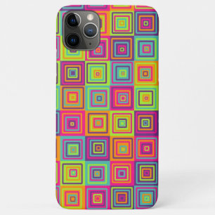 Capa Para iPhone 11 Pro Max Quadrados Geométricos Coloridos