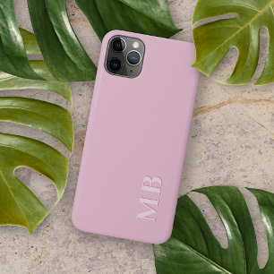 Capa Para iPhone 11 Pro Max Rosa cor-de-rosa rosado com poeira branca e preto