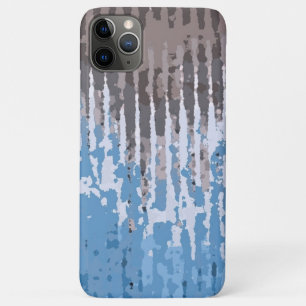 Capa Para iPhone 11 Pro Max Rustic Weathered/ Brown Blue