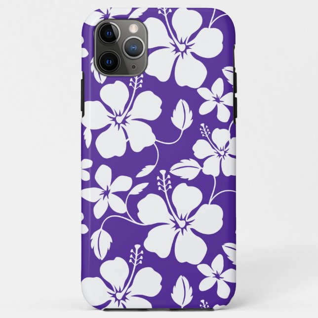 CAPA PARA iPhone 11 PRO MAX RÚVA HAWAIIAN HULA (HIBISCUS) (Verso)