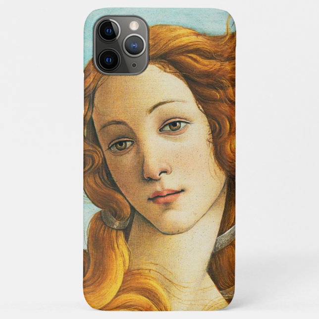 Capa Para iPhone 11 Pro Max Sandro Botticelli O Nascimento de Vênus Detalhe do (Verso)