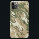 Capa Para iPhone 11 Pro Max Scrub Camo<br><div class="desc">Padrão de camuflagem em verde esmaecido e marrom.</div>