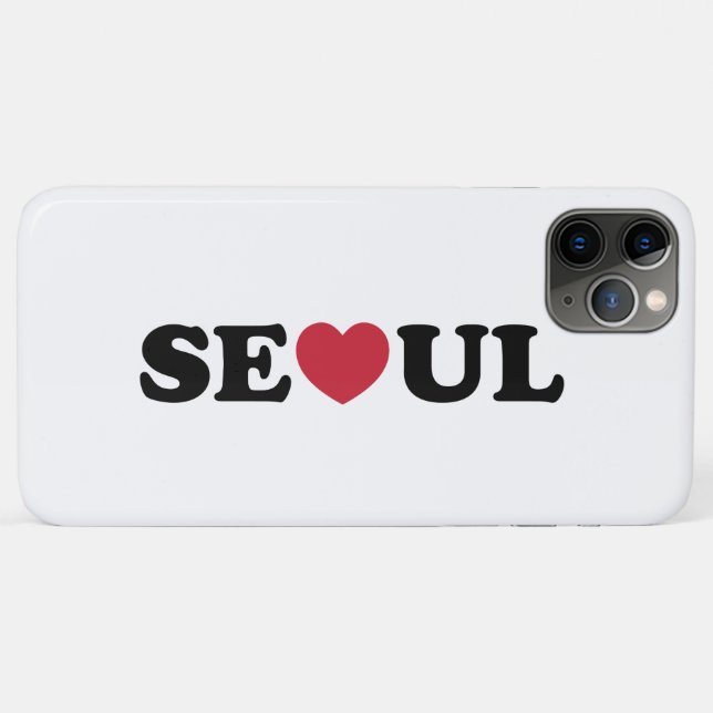 Capa Para iPhone 11 Pro Max Seoul Love Heart (Verso (horizontal))