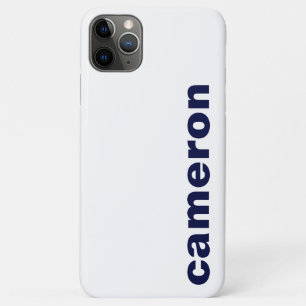 Capa Para iPhone 11 Pro Max Seu nome é Modern White