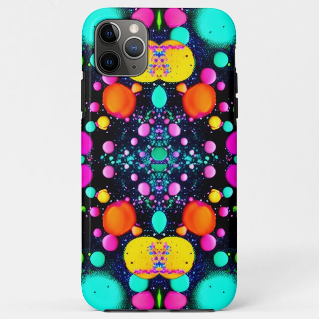 Capa Para iPhone 11 Pro Max shiny Abstract art (Verso)