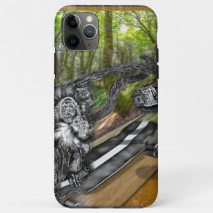Capa Para iPhone 11 Pro Max Simian Skate Selfie