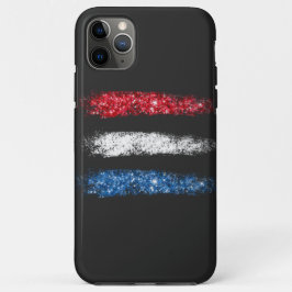 Capa Para iPhone 11 Pro Max *~* Simples moderno - Bandeira Abstrato americana