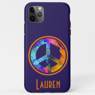 Capa Para iPhone 11 Pro Max Sinal de Paz Negrito