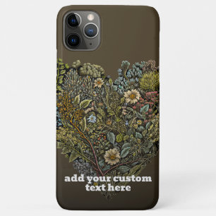 Capa Para iPhone 11 Pro Max Skeleton Wildflower Christmas Cottagecore Personal