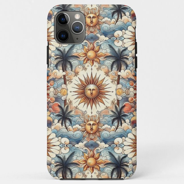 Capa Para iPhone 11 Pro Max Sol no Paraíso (Verso)