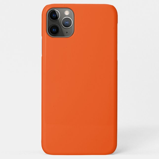 Capa Para iPhone 11 Pro Max Solid neon orange (Verso)