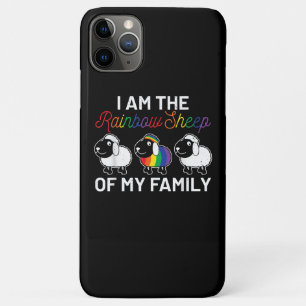 Capa Para iPhone 11 Pro Max Sou ovelha arco-íris da minha família Presente