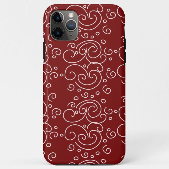Capa Para iPhone 11 Pro Max Spiral illustration  (Verso)