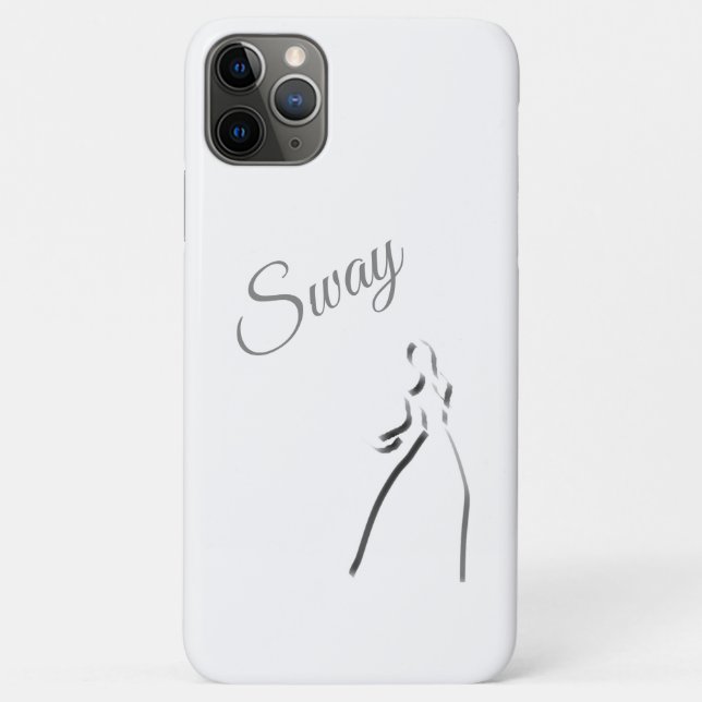 Capa Para iPhone 11 Pro Max Sway - bela e elegante (Verso)