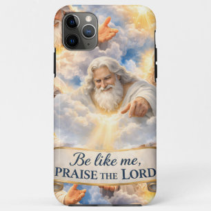 Capa Para iPhone 11 Pro Max Telefone Cristão Celestial