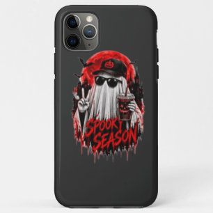 Capa Para iPhone 11 Pro Max Temporada Assustadora Desenho de Abóbora de Hallow