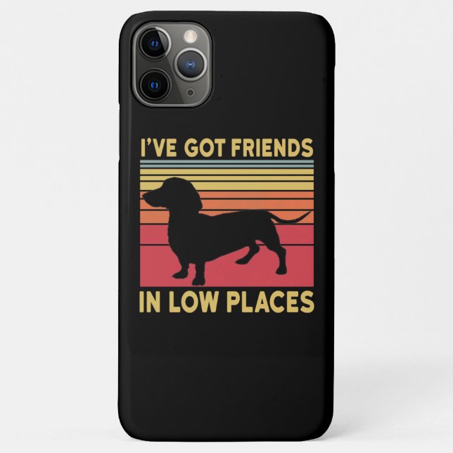 Capa Para iPhone 11 Pro Max Tenho amigos em lugares baixos (Verso)