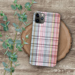 Capa Para iPhone 11 Pro Max Teste padrão retro azul bonito da xadrez de Tartan<br><div class="desc">Azuis bebés brancos, pálidos contemporâneos bonitos, teste padrão clássico do tartan do rosa verde e pastel da luz -. Ornamentado, design funky, moderno e lunático do hipster para o rico e a diva artística elegante do fashionista ou a artística da forma, intelectual moderno anca popular, vintage retro, estilo da arte...</div>