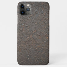 Textura de Rock Natural Mosaico, Rustic Brown Ston