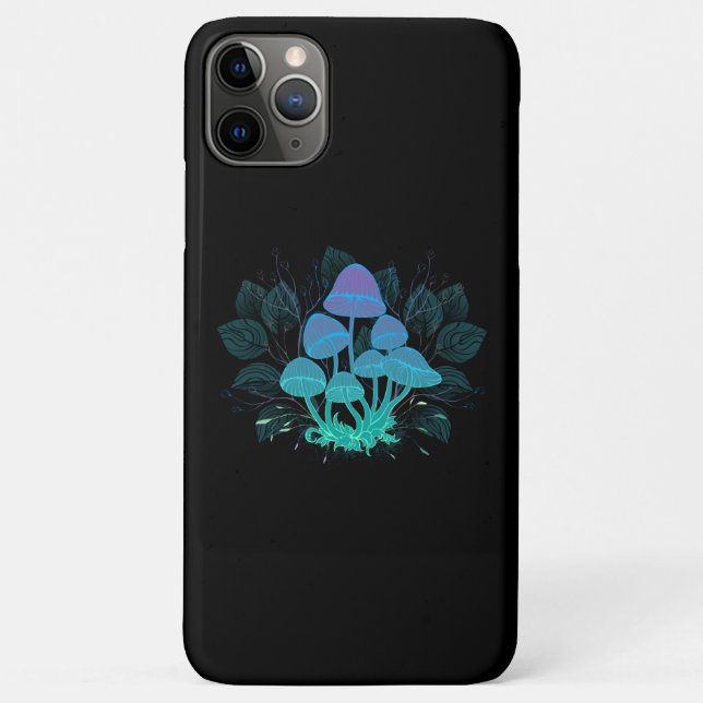 Capa Para iPhone 11 Pro Max Toadstools em arbustos (Verso)
