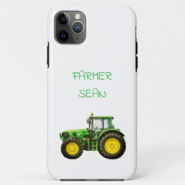 Capa Para iPhone 11 Pro Max Trator John Deere para Agricultores
