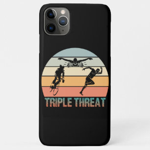 Capa Para iPhone 11 Pro Max Tripla ameaça - Triathlon Sunset