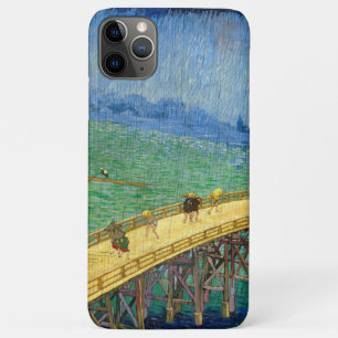 Capa Para iPhone 11 Pro Max Van Gogh A Ponte na Chuva segundo Hiroshige