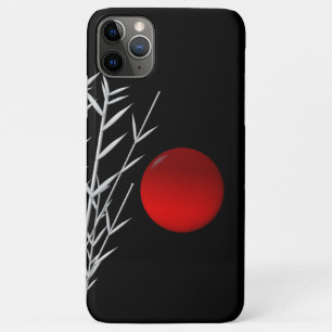 Capa Para iPhone 11 Pro Max Vermelho, preto, branco