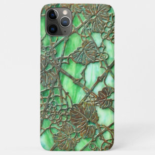 Capa Para iPhone 11 Pro Max Vidro Colorido Falso Antigo de Parreira