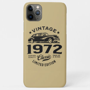 Capa Para iPhone 11 Pro Max Vintage 1972 Clássico 52 Anos Oferta 52 Dias B