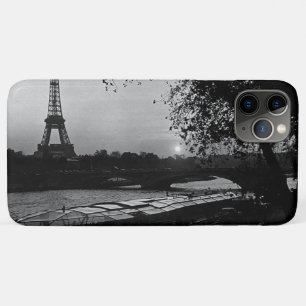 Capa Para iPhone 11 Pro Max Vintage France Paris Eiffel torre sunset