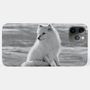 Capa Para iPhone 11 Pro Max Vintage USA Alaska Raposa do Ártico