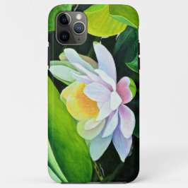 Capa Para iPhone 11 Pro Max White Lily Floral