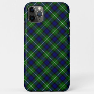 Capa Para iPhone 11 Pro Max Xadrez azul-tartan