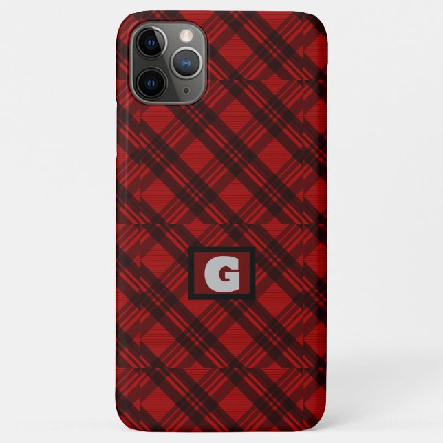 Capa Para iPhone 11 Pro Max Xadrez Elegante Moderna (Verso)