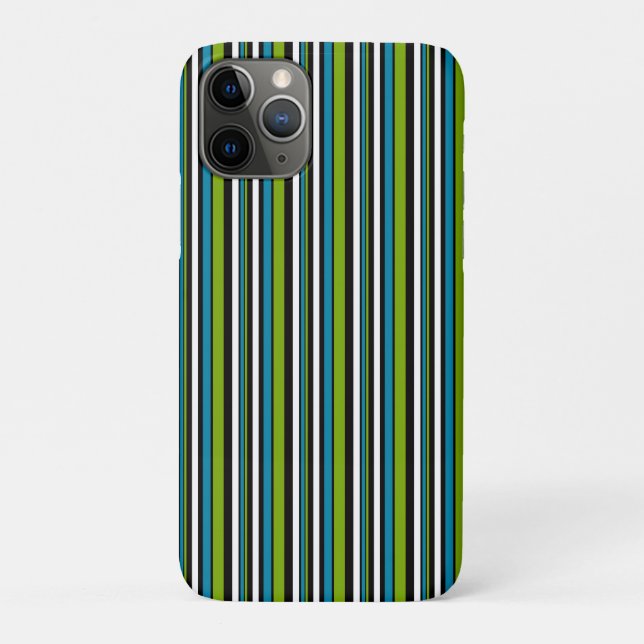 Capa Para iPhone 11 Pro MAZIPOODLES Listras Espaguete 46 (Verso)