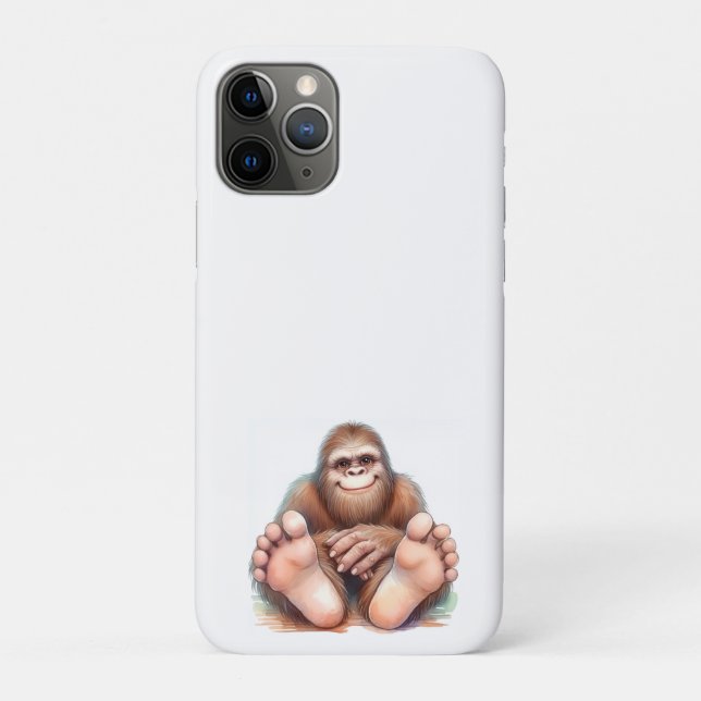 Capa Para iPhone 11 Pro Me and My Bigfoot (Verso)