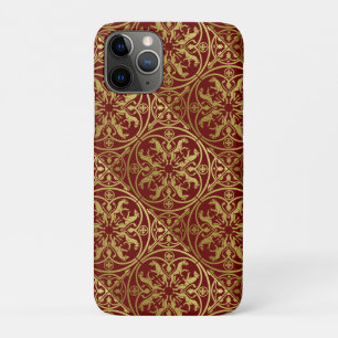 Capa Para iPhone 11 Pro Medieval Renaisance Herald Lion Leopard Metálico