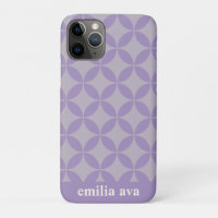 Meio século Roxo e Lilac Moderno Personalizado
