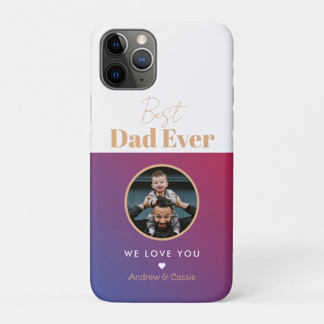 Capa Para iPhone 11 Pro Melhor pai de sempre (Verso)