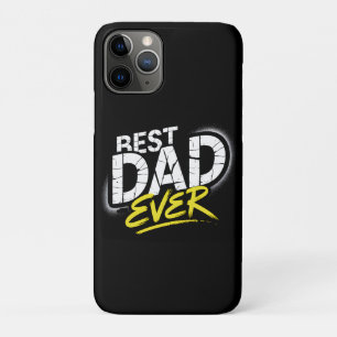 Capa Para iPhone 11 Pro Melhor Pai de Todos Arte de Grafite