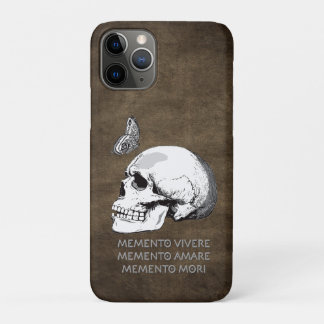 CAPA PARA iPhone 11 PRO MEMENTO VIVERE • MEMENTO AMARE • MEMENTO MORI
